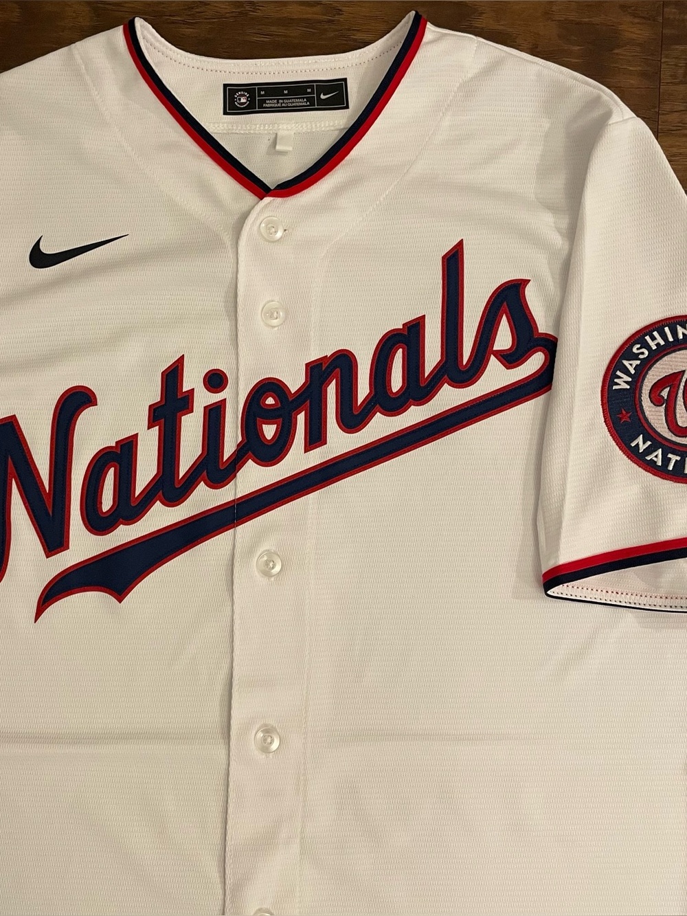 Nike Washington Nationals Home White MLB Jersey Medium NWOT
